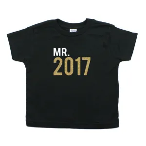 New Years Mr. 2017 Toddler Short Sleeve Cotton T-Shirt