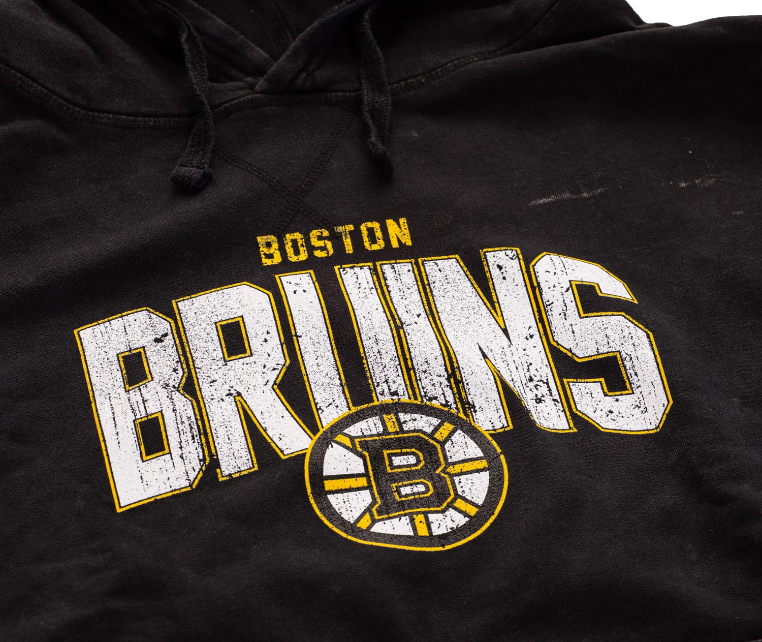 Official NHL licensed Boston Bruins Unisex Acid Wash Hoodie