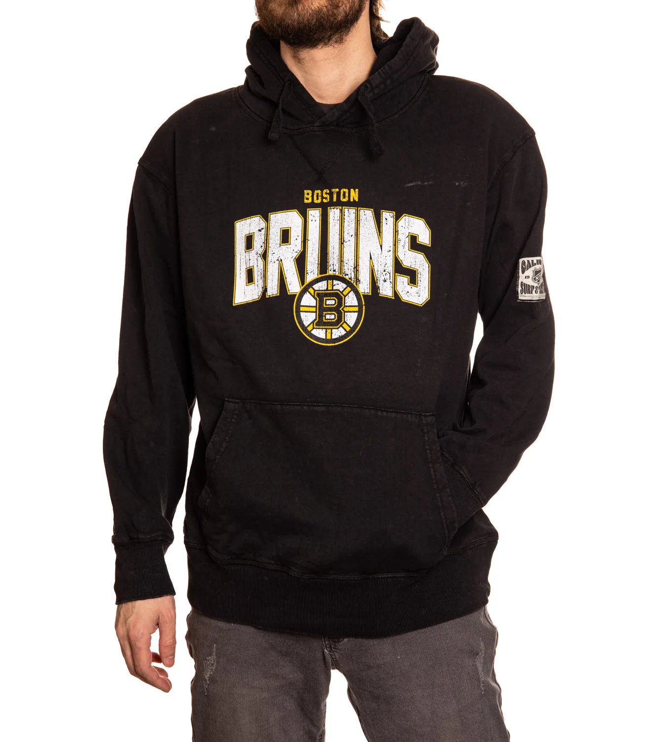 Official NHL licensed Boston Bruins Unisex Acid Wash Hoodie