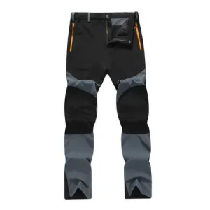 Outdoor Dry Thin Elastic Pants Mens Windproof Breathable Wicking Hiking Climbing Trousers