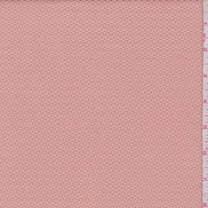 Peach Pink Techno Crepe Knit Fabric