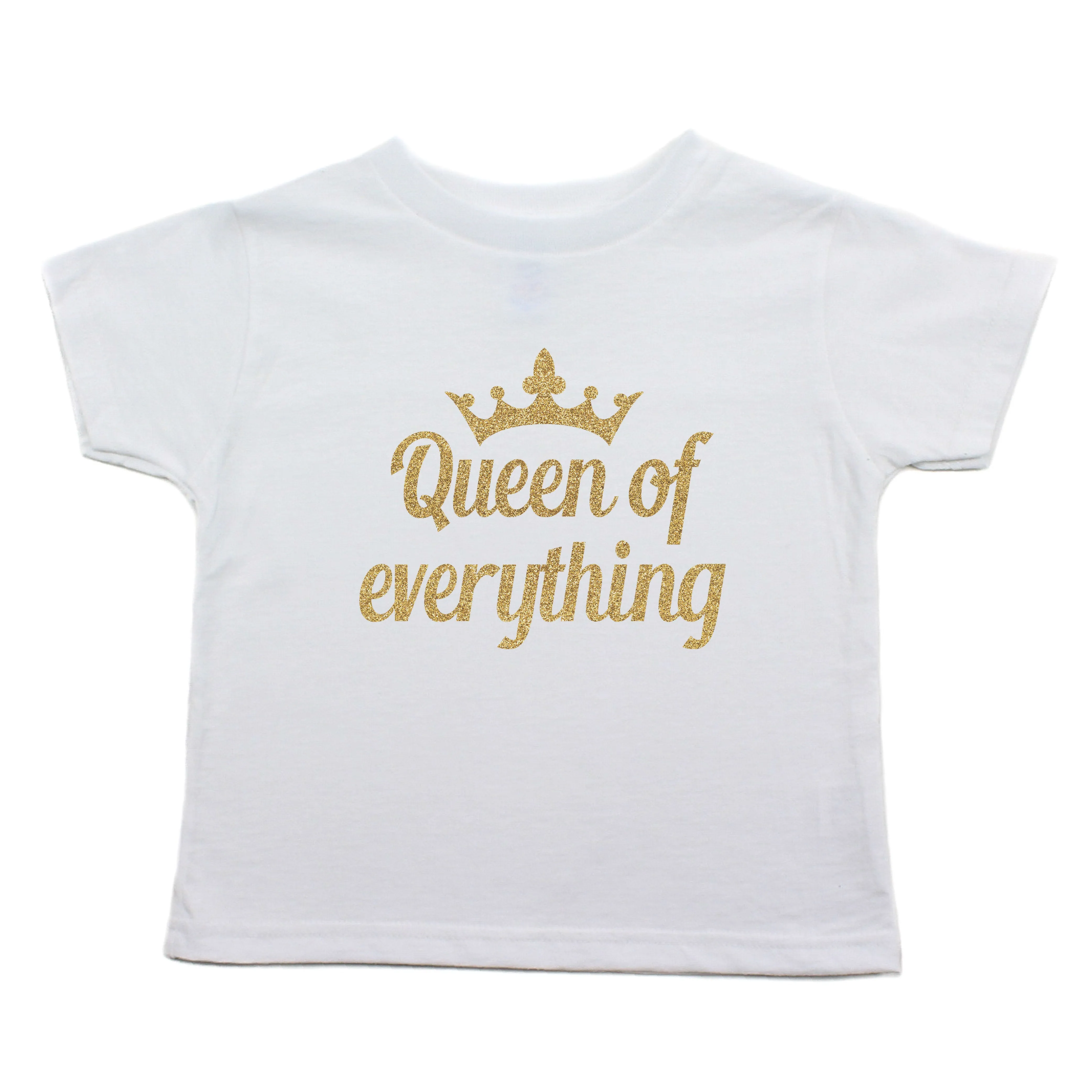 Queen of Everything Toddler Short Sleeve 100% Cotton T-Shirt