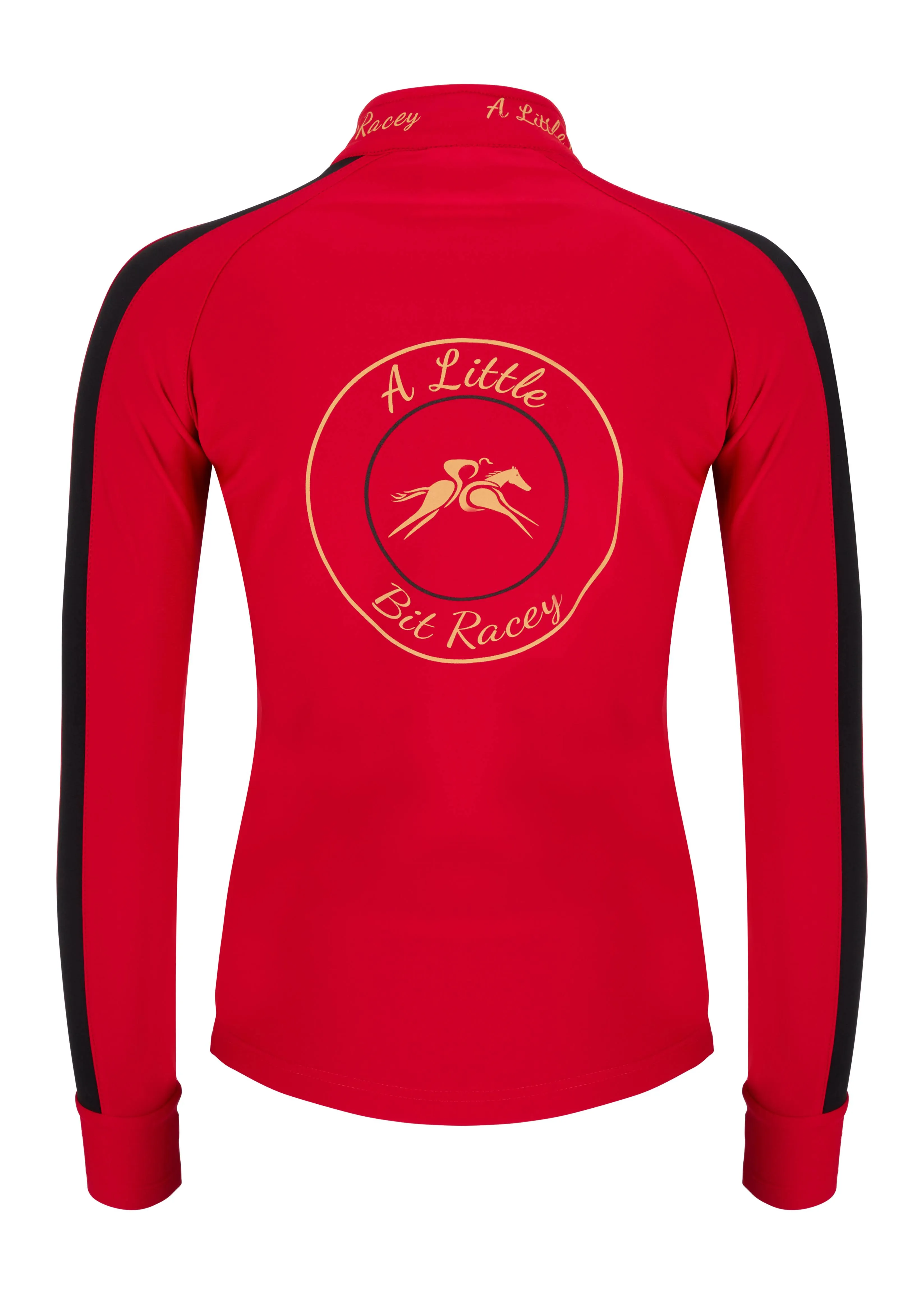 Reyal Top Red Long Sleeved By A Little Bit Racey