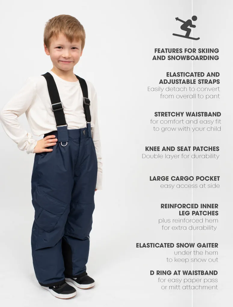 Snowrider Convertible Ski Overalls - Navy 2024