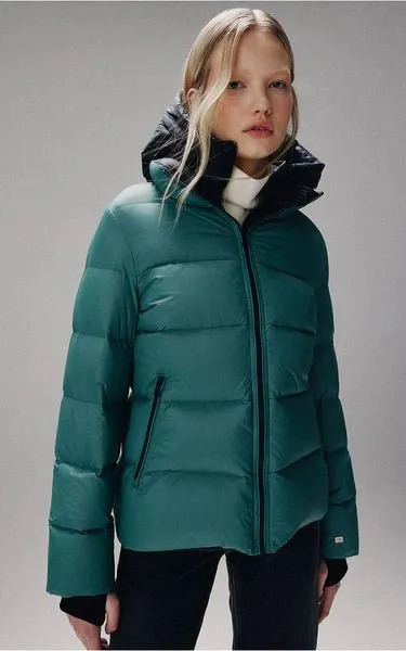 SOIA&KYO CASSIA - Sustainable channel-quilted hip-length puffer jacket - FINAL SALE