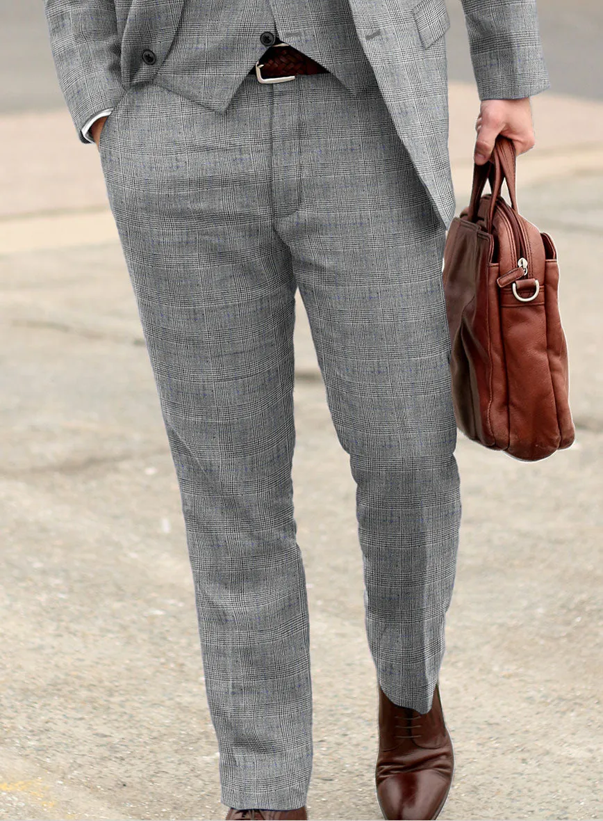 Solbiati Gray Glen Linen Suit