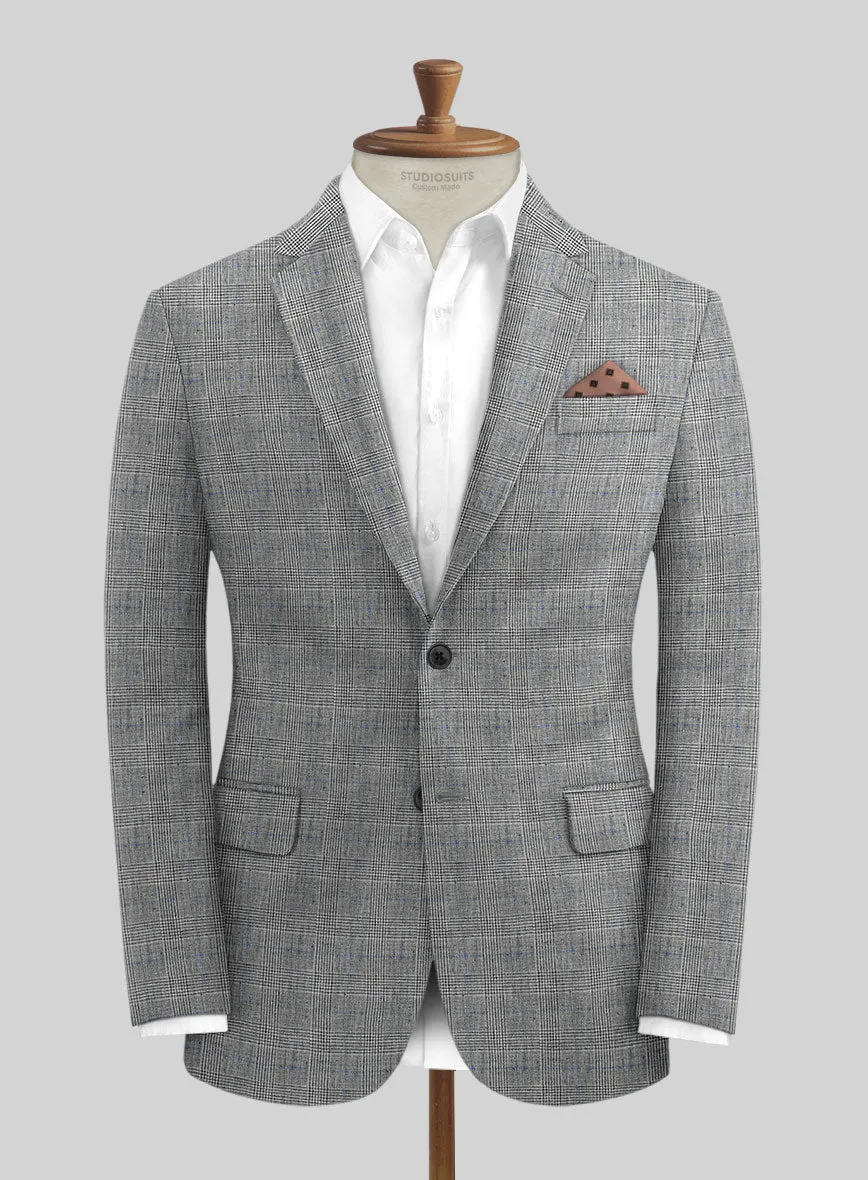 Solbiati Gray Glen Linen Suit