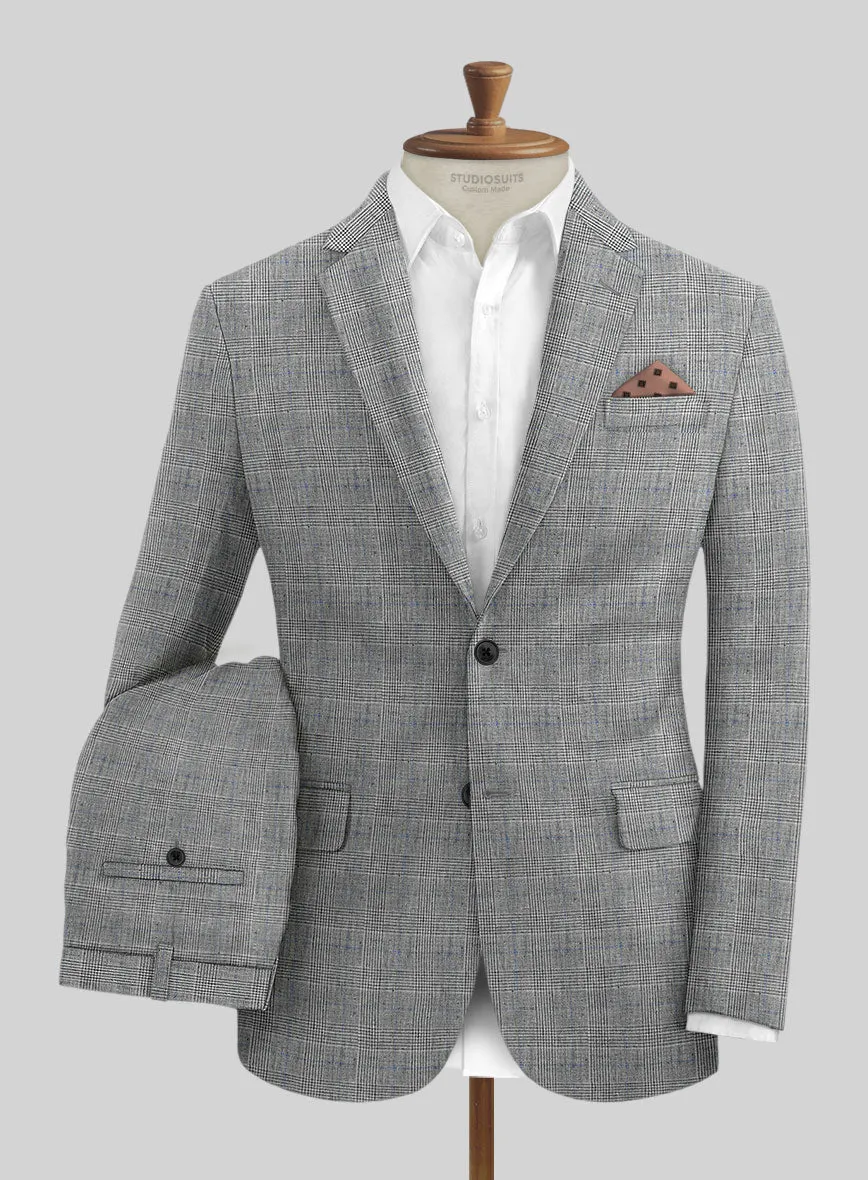 Solbiati Gray Glen Linen Suit