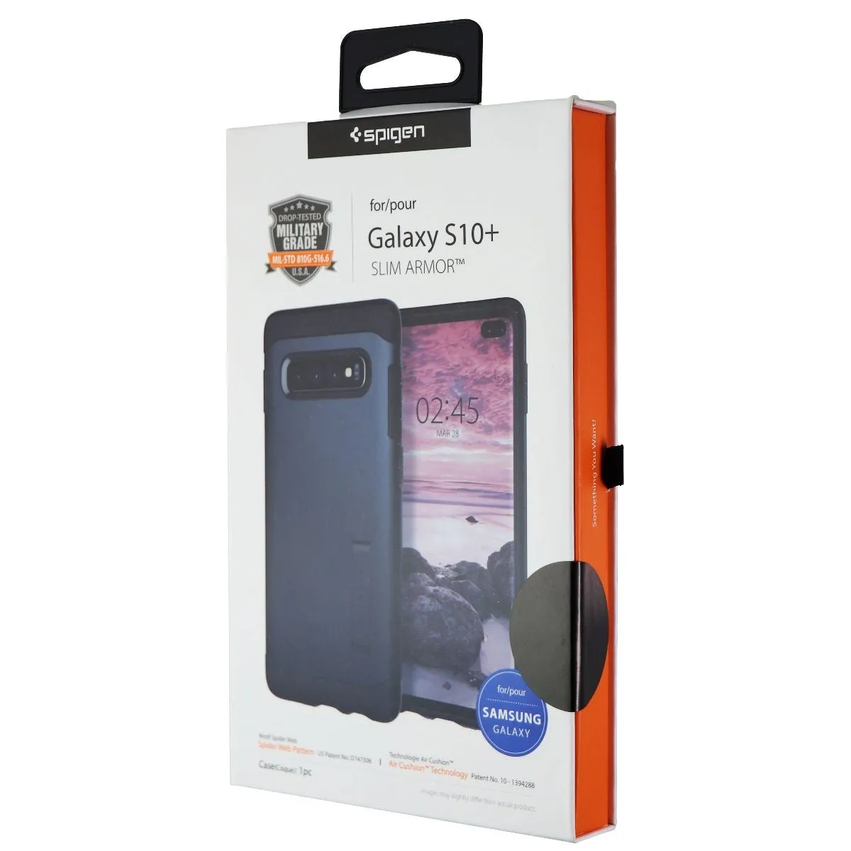 Spigen Slim Armor Series Dual Layer Case for Samsung Galaxy (S10 ) - Metal Slate