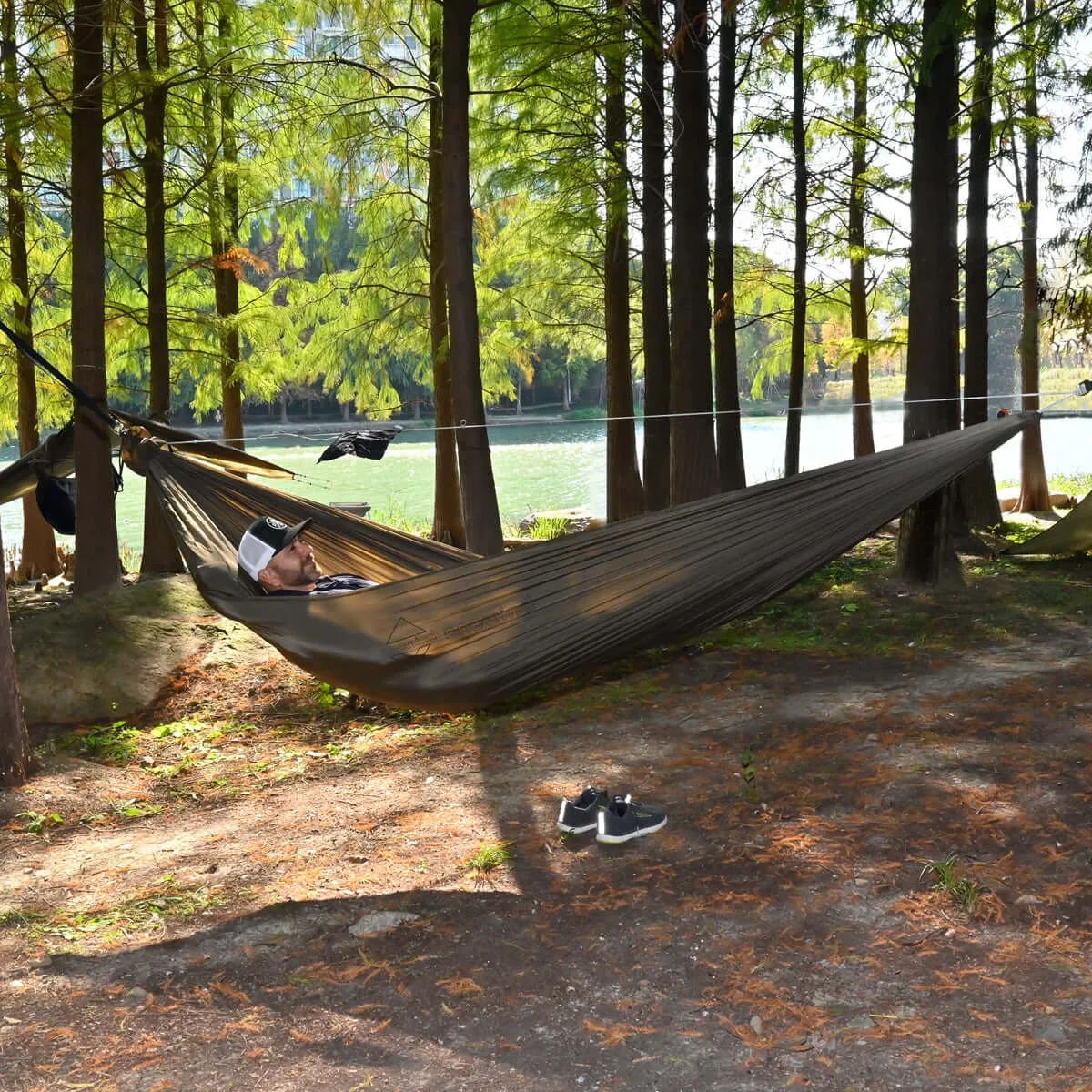 Vortex 12' Double Layers Ultralight Camping Hammock