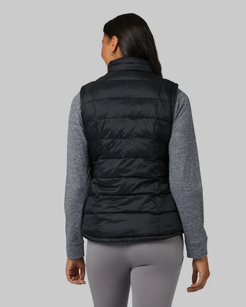 WOMEN'S REVERSIBLE SHERPA-LINED VEST