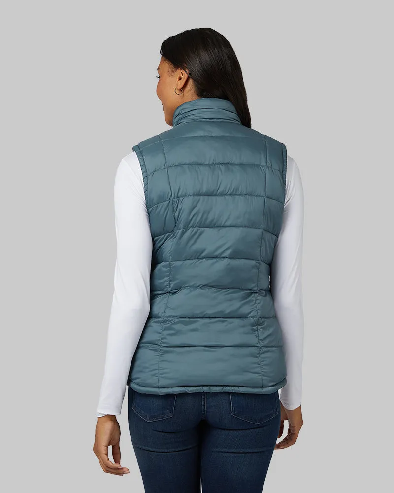 WOMEN'S REVERSIBLE SHERPA-LINED VEST