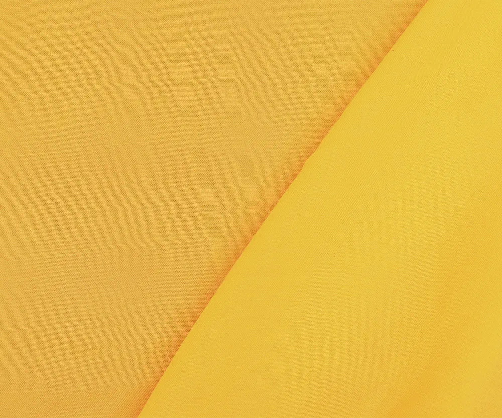 Yellow Solid Challis Woven Fabric